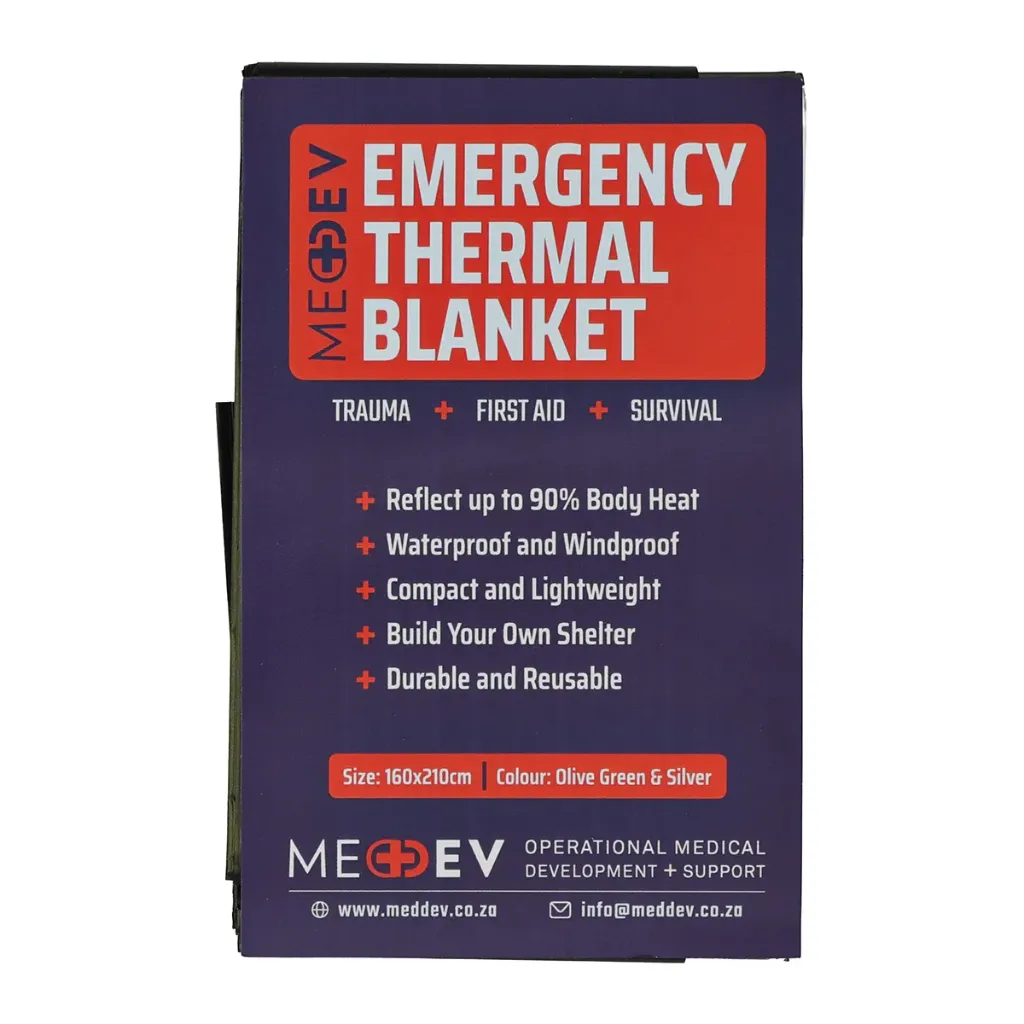 [HP02] RESCUE BLANKET 2x1.2m (Olive Green)