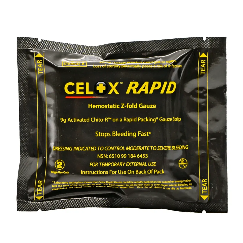[MH29] HAEMOSTATIC CELOX Rapid Z-Fold 5FT